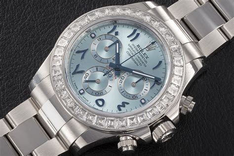 rolex daytona platin arabic dial|rolex daytona arabic dial price.